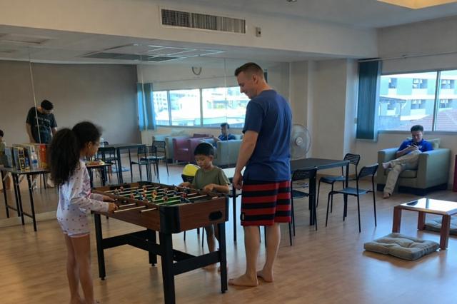 Game Room, Foosball & Work Corners